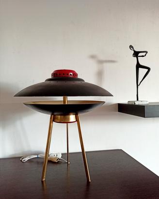 Lampada da tavolo mid-century Space Age UFO