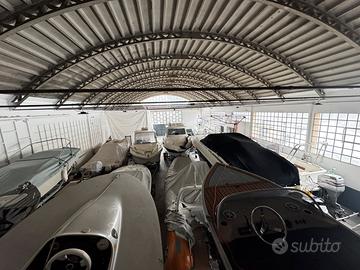 Rimessaggio coperto barche e gommoni