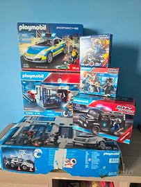 7 Set Playmobil Polizia, come nuovi con scatola