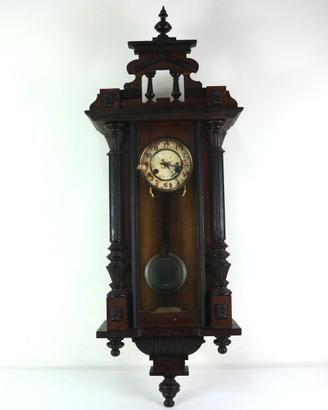 OROLOGIO PENDOLO IN LEGNO DA PARETE USATO VINTAGE 