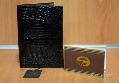 Portafoglio uomo in coccodrillo 