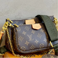 MULTI POUCH Louis Vuitton con CINTURINO KHAKI