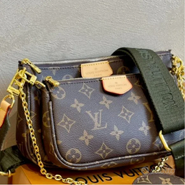 MULTI POUCH Louis Vuitton con CINTURINO KHAKI