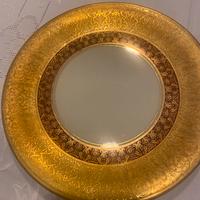 Set piatti dolce fine porcellana oro Bavaria