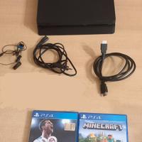 playstation4+fifa18+minecraft+cavo hdmi+auricolare