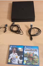 playstation4+fifa18+minecraft+cavo hdmi+auricolare