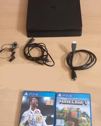 playstation4+fifa18+minecraft+cavo hdmi+auricolare