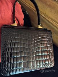 Borsetta coccodrillo fine anni 50