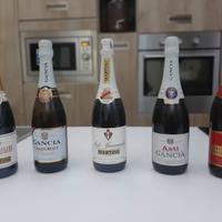 5 bottiglie spumante vintage Gancia/Martini