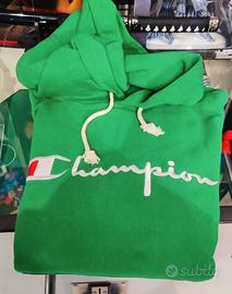 Felpa Champion Logo Green XL