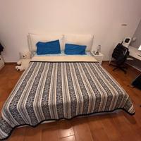 letti singoli contenitore con materasso memory