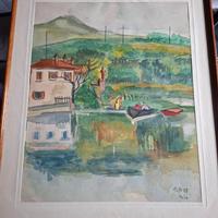 QUADRO DECORATIVO AD ACQUARERLLO