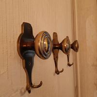 Set 4 Appendiabiti Vintage in Ottone – Stile Retrò