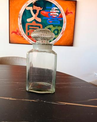 Vaso contenitore vetro antico