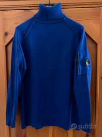 cp company maglione lana blu uomo tg XXL