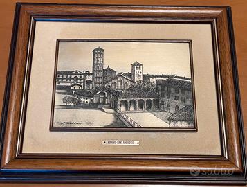 Quadro Arg800 - Incisioni a Bulino " (Milano)