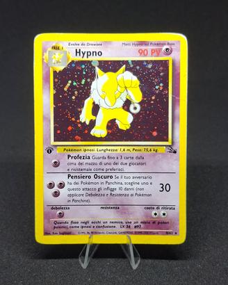 POKEMON - HYPNO 8/62 – Set FOSSIL HOLO 1a EDIZIONE