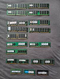 Lotto misto ram desktop e portatile