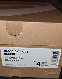 asics scarpe ginnastica n.36 bianche usate ma in b