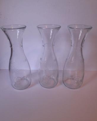Caraffe Vetro Mezzo Litro da Osteria Vintage 0,5 L