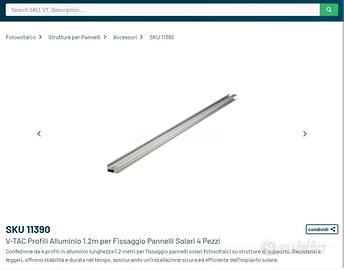Pannelli di fissaggio fotovoltaico