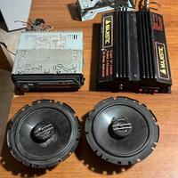 Amplificatore Majestic, 2 Casse Pioneer, Stereo