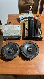 Amplificatore Majestic, 2 Casse Pioneer, Stereo