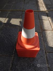 10 coni stradali segnaletica 33 cm