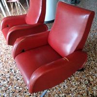 Coppia di poltrone anni 50.