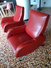Coppia di poltrone anni 50.