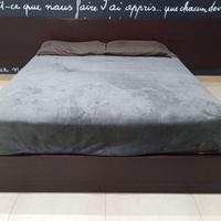 Letto matrimoniale contenitore in legno marca San