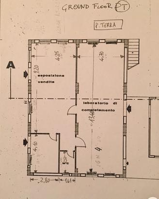 Magazzino deposito al piano terra, 120mq