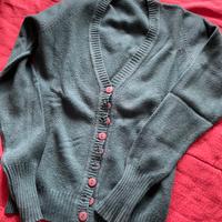 Cardigan donna verde
