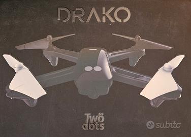 Scatola e accessori drone two dots drako