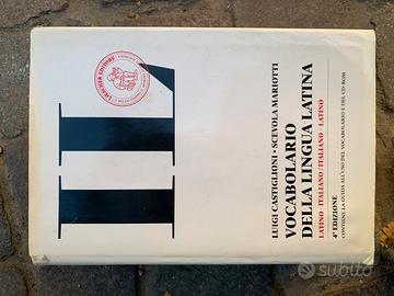 Dizionario Latino IL 4^ edizione Castiglioni
