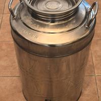 BIDONE ACCAIO INOX 18/10 50 LT, - BELVIVERE
