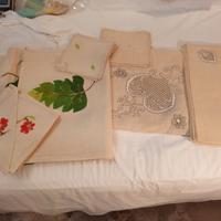 corredo anni 30 ricamato a mano