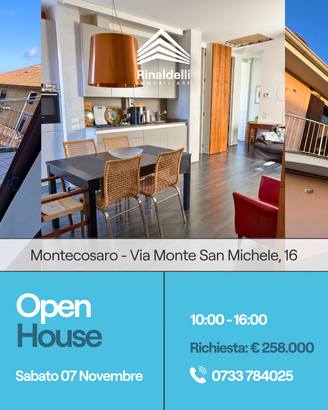 AFFRETTATI A PRENOTARTI , OPEN HOUSE 7 NOVEMBRE