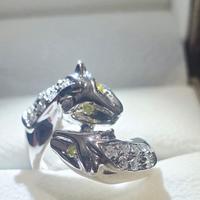 Anello modello Cartier oro18k e  diamanti naturali