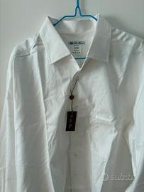 Camicia uomo bianca Loro Piana modello Andrè nuova
