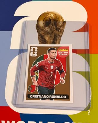 Cristiano Ronaldo extra sticker bronzo