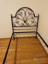 letto in ferro battuto