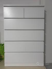Cassettiera bianca ikea