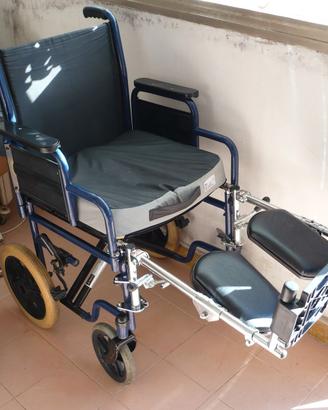 Sedia a rotelle da transito pieghevole