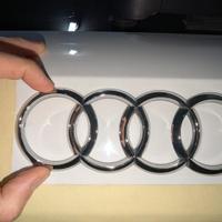 stemma originale audi quattro posteriore