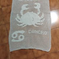 Segno zodiacale all'uncinetto per quadro