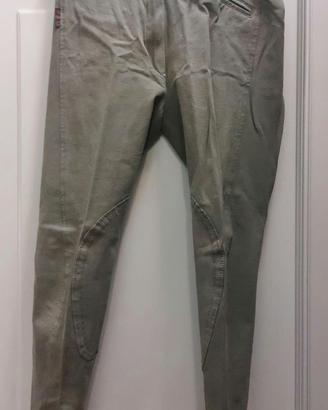 pantaloni da equitazione TG.46 verdi