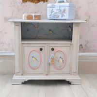 mobiletto grigio shabby 