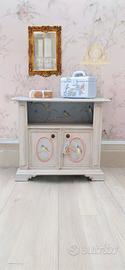 mobiletto grigio shabby 