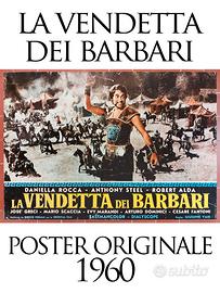 La Vendetta Dei Barbari 1960 Poster Originale Alda
